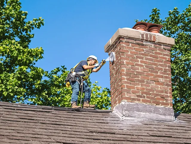 Windsor Chimney Sweep performing an inspection with advanced tools in Windsor, CO