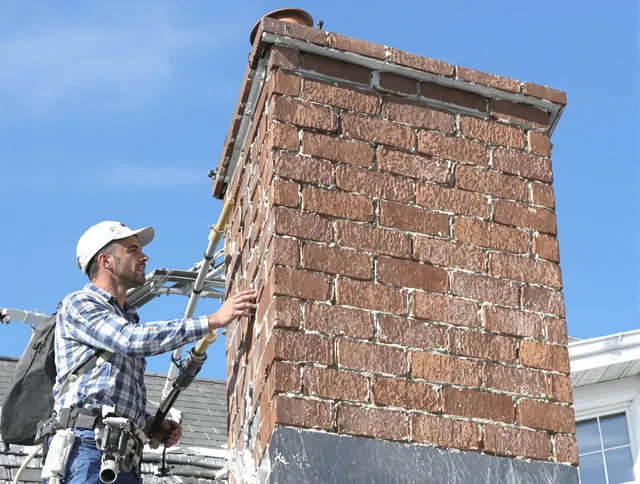 Brickwork for a chimney rebuild by Windsor Chimney Sweep in Windsor, CO