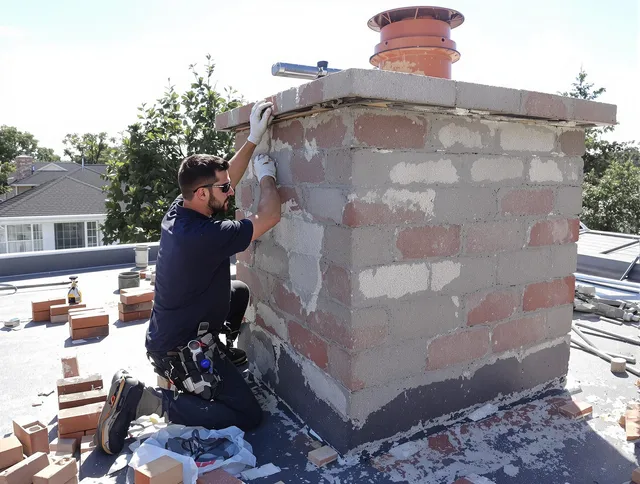 Advanced chimney repair process by Windsor Chimney Sweep in Windsor, CO