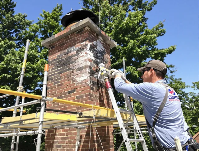 Structural chimney repair by Windsor Chimney Sweep in Windsor, CO